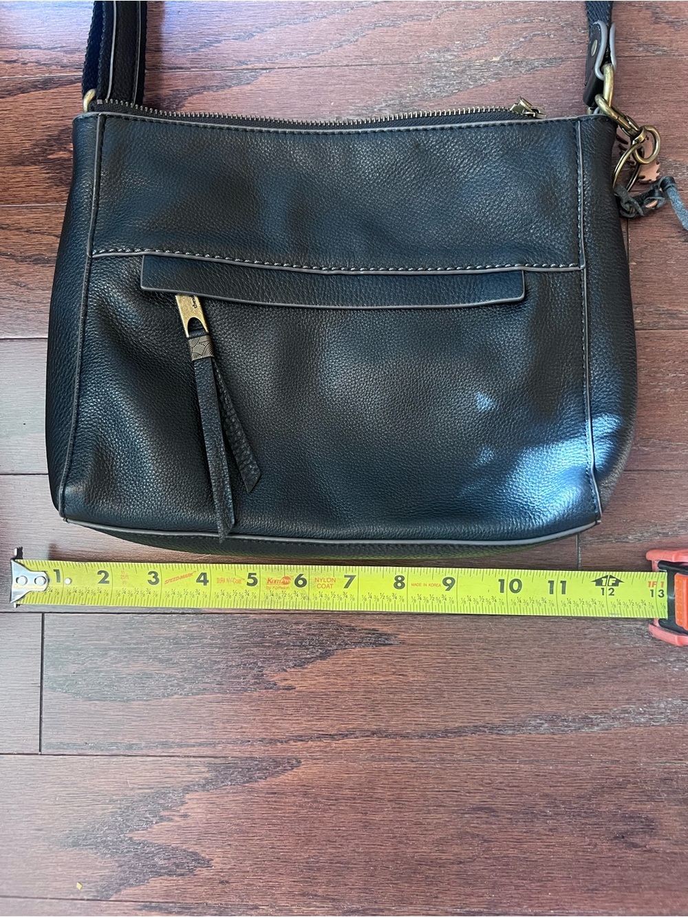 Y2K Black Crossbody bag with adjustable strap Leather by The Sak - Picture 16 of 16